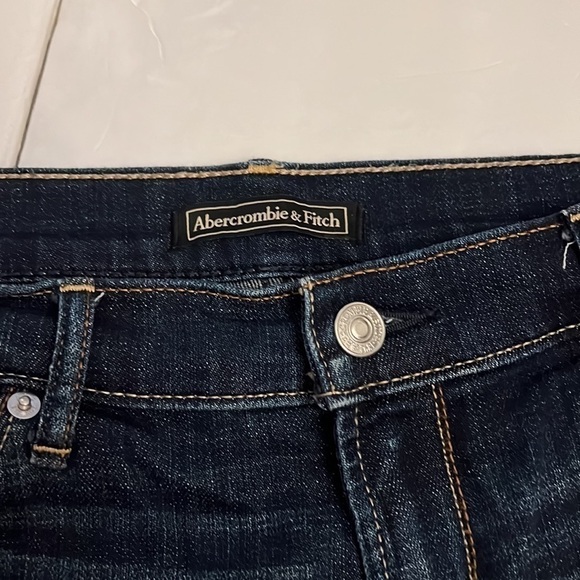 Abercrombie and Fitch distressed cut off jeans shorts size 30 - Picture 3 of 8